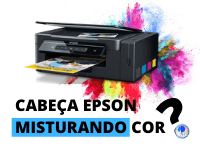 Cabeça de impressão Epson misturando cor ou não imprimindo corretamente