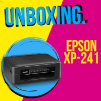 Epson XP 241 UNBOXING