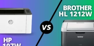 COMPARATIVO HP 107W X BROTHER HL 1212W